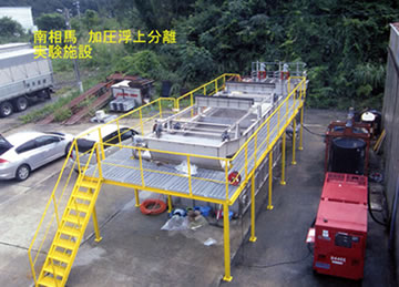 南相馬で行った実証試験に使用したプラント